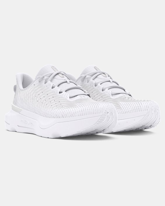Men's UA Infinite Pro Running Shoes in White image number 3